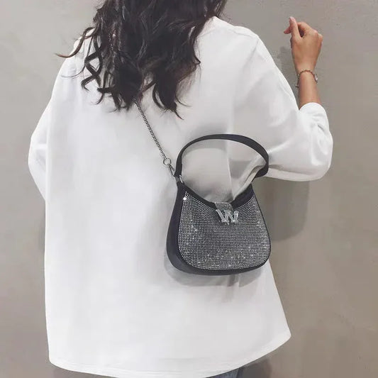 Rhines stone Crossbody - Bagsberry.pk