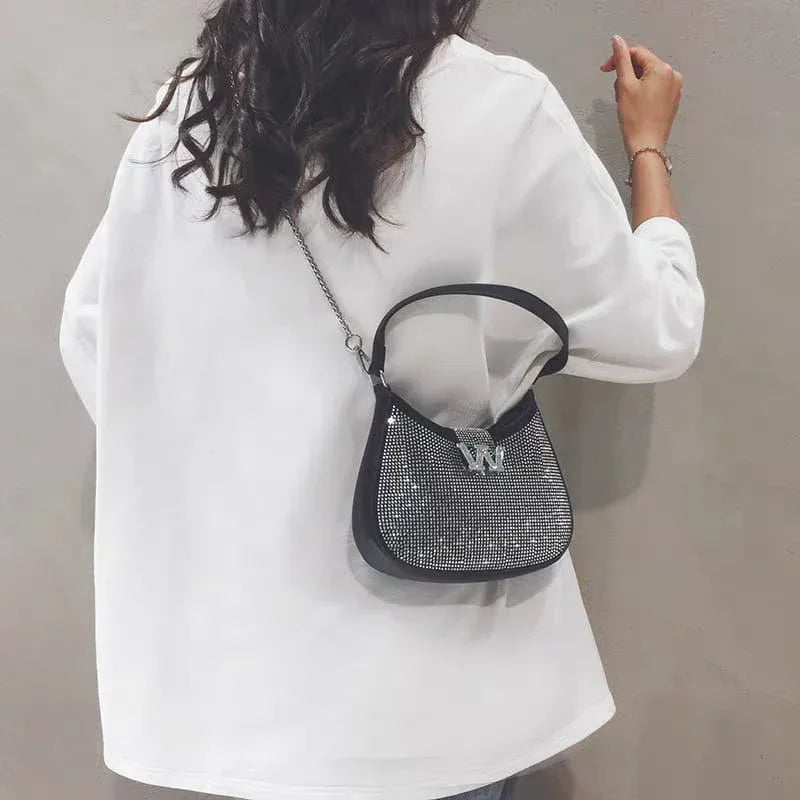 Rhines stone Crossbody - Bagsberry.pk