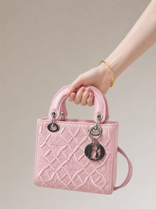 Chic Embossed Mini Handbag