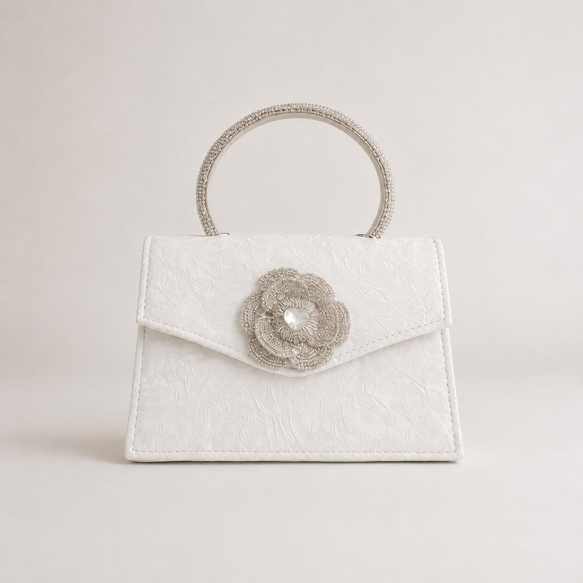 Velvet floral bag