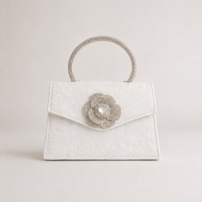 Velvet floral bag