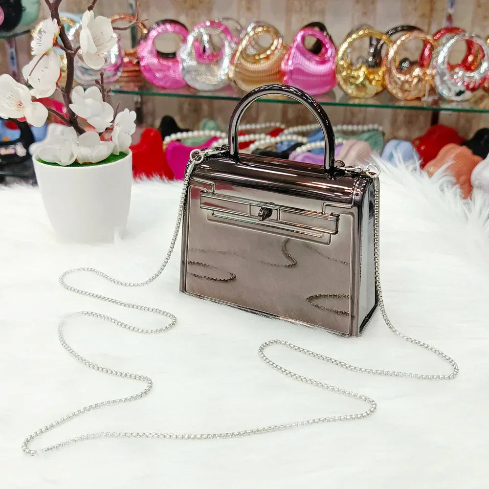 Metallic Crossbody - Bagsberry.pk