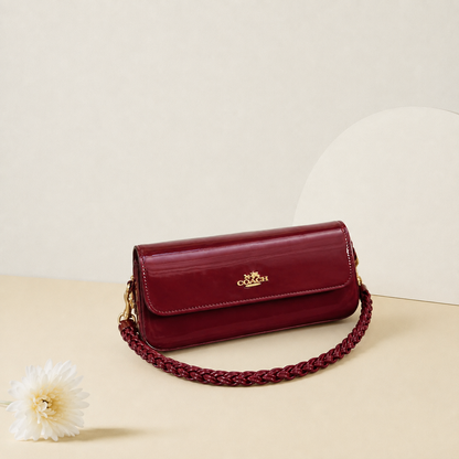 Glossy Chain Handbag