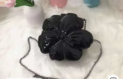 Metallic Flower Bag - Bagsberry.pk