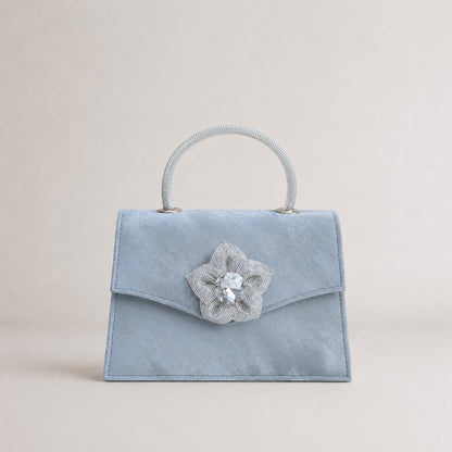 Velvet floral bag