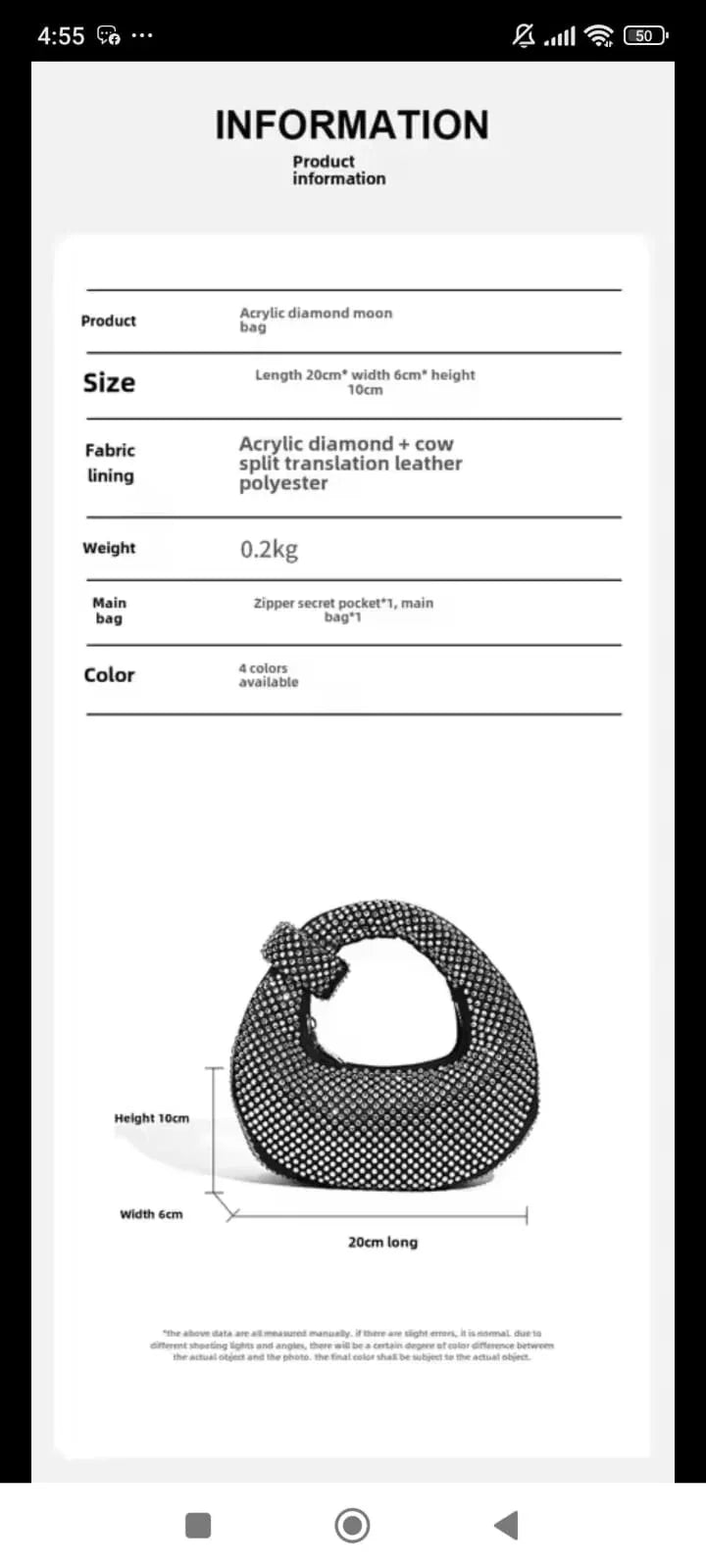 Mini Moon - Bagsberry.pk