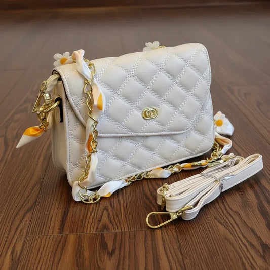 White Noir Crossbody - Bagsberry.pk