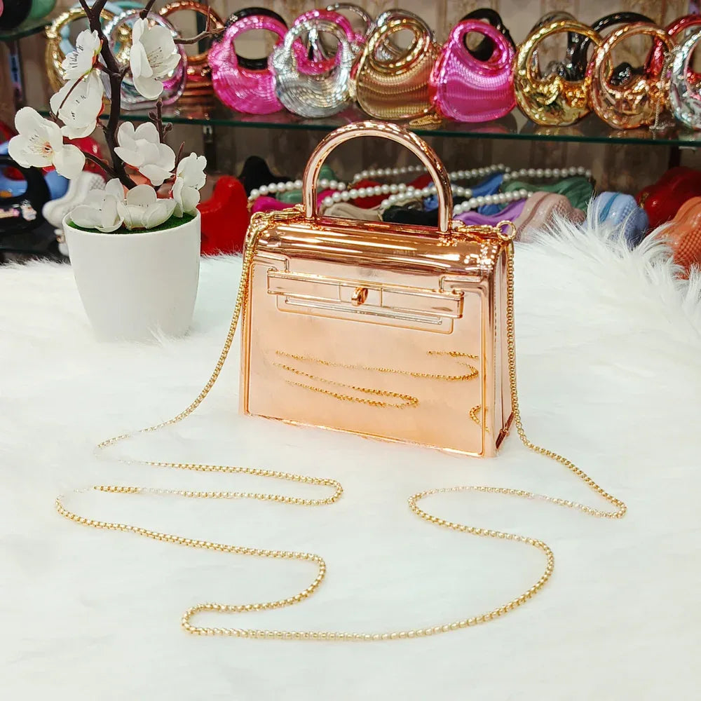 Metallic Crossbody - Bagsberry.pk
