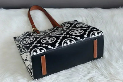 Classic Pattern Tote - Bagsberry.pk