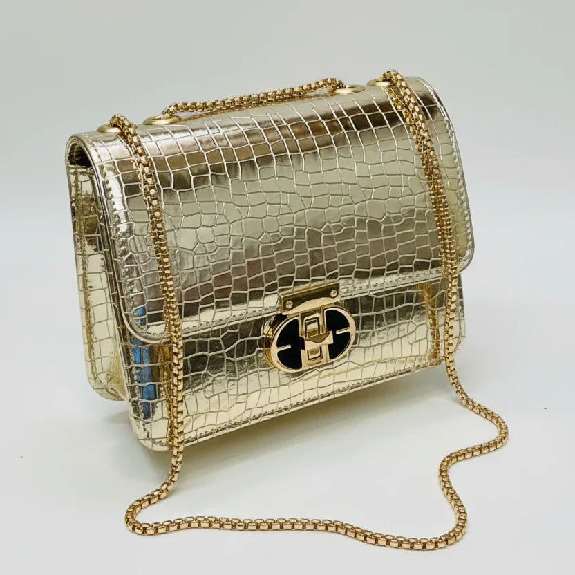 crocodile crossbody - Bagsberry.pk