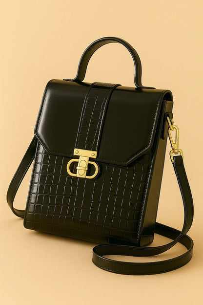 Croco Crossbody - Bagsberry.pk
