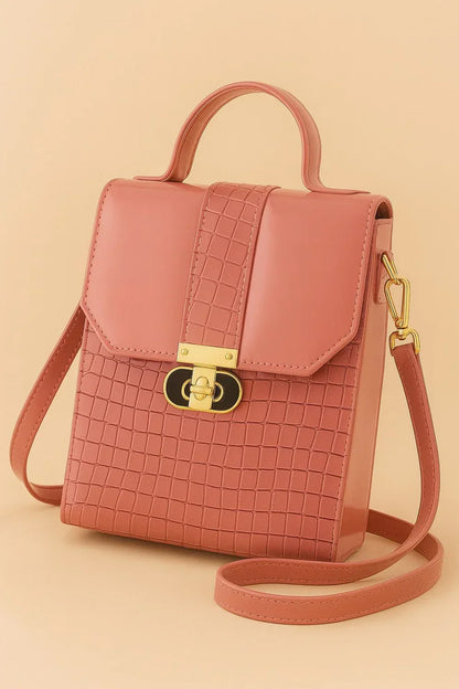 Croco Crossbody - Bagsberry.pk