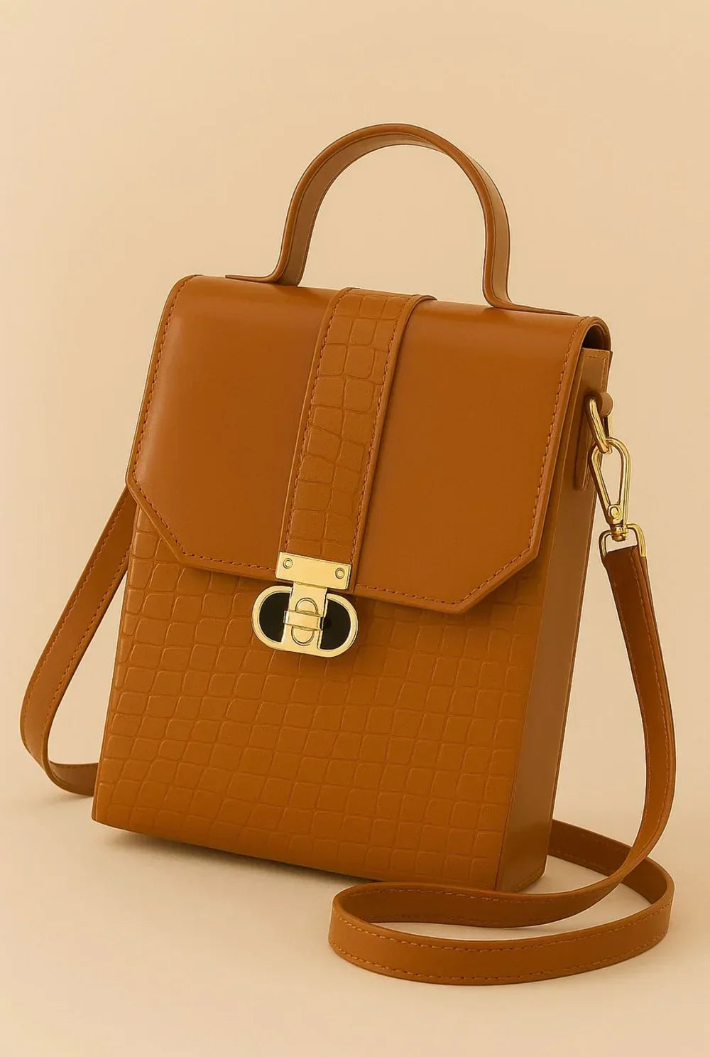 Croco Crossbody - Bagsberry.pk