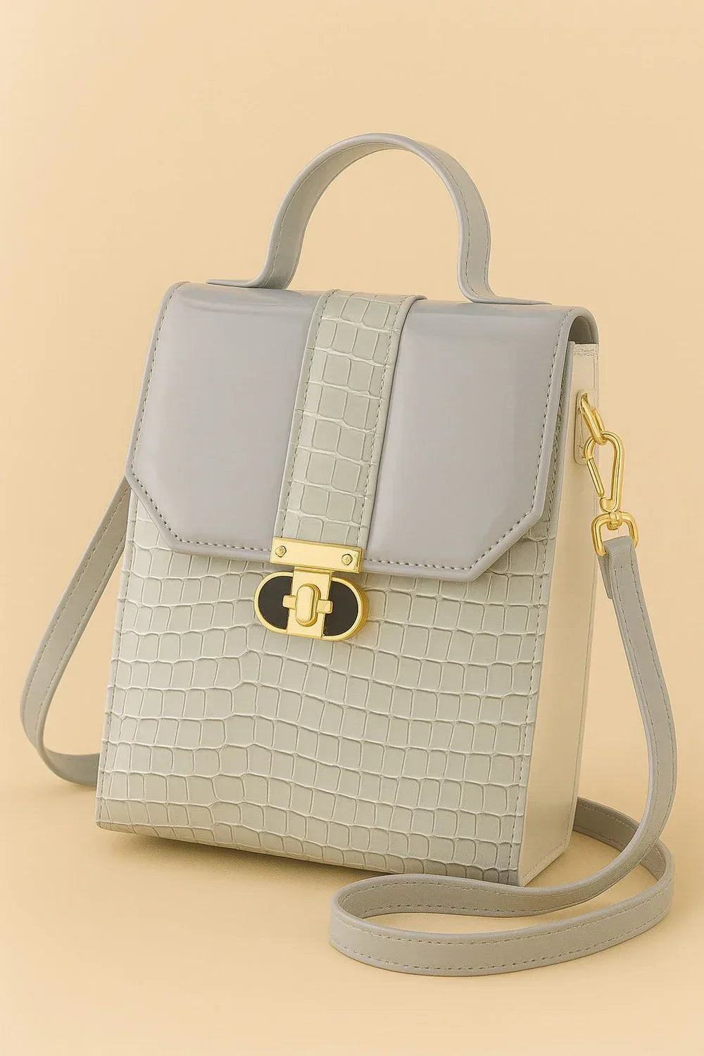 Croco Crossbody - Bagsberry.pk