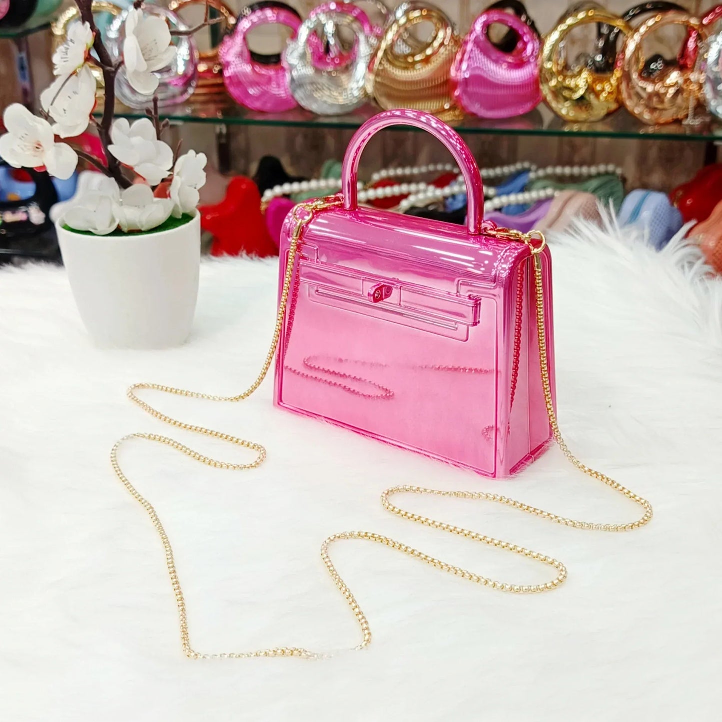 Metalic Her Crossbody - Bagsberry.pk